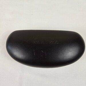 Michael Kors Dark Brown Hardshell Eyeglass Sunglass Case Hinged